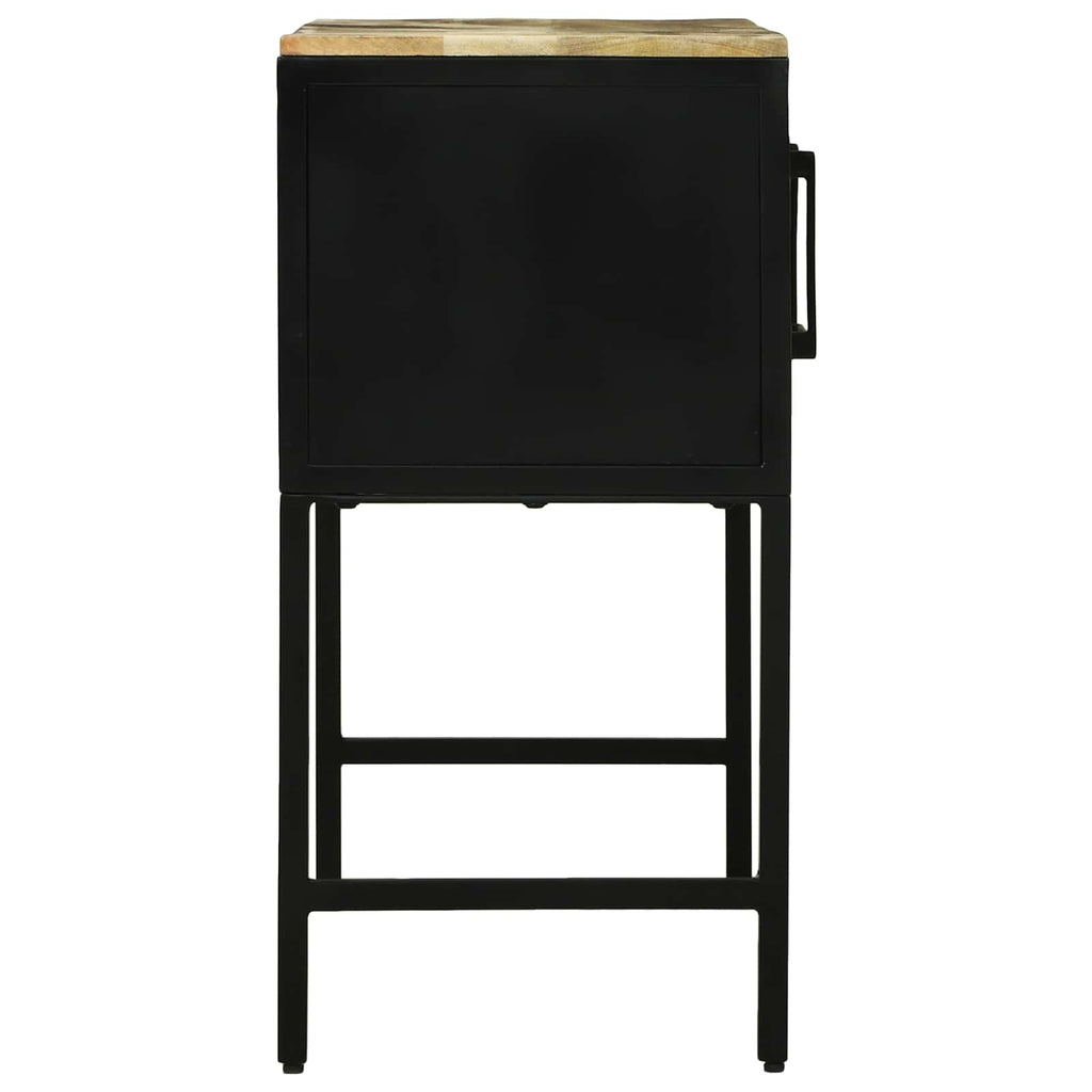 Konsolentisch mit Tür Braun 100 x 35 x 70 cm Massivholz Mango