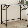 Schreibtisch Grau Sonoma 100x45x76 cm Holzwerkstoff und Stahl