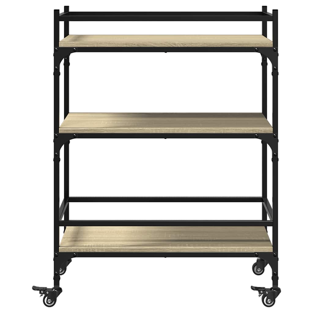 Küchenwagen Sonoma-Eiche 65x40x86,5 cm Holzwerkstoff