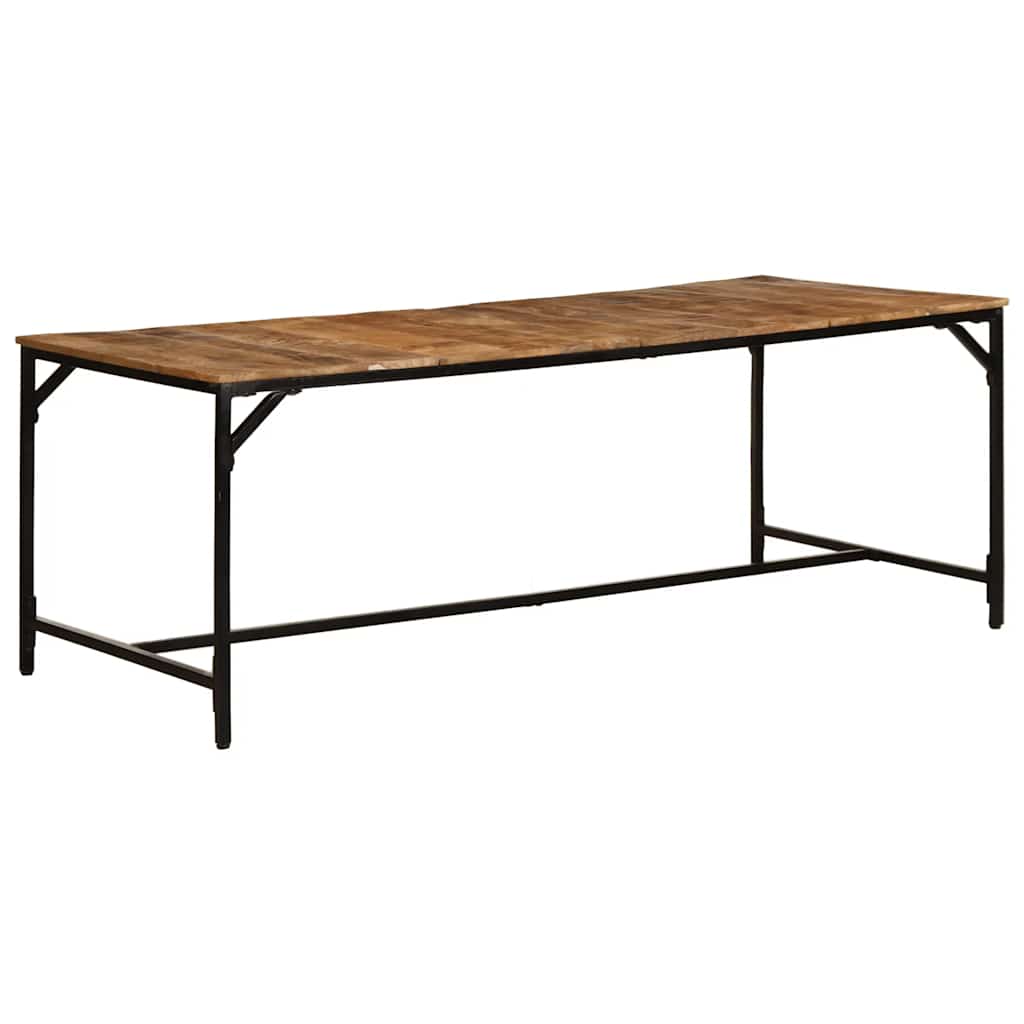 Esstisch 200x100x75 cm Raues Massivholz Mango
