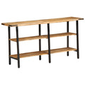 Konsolentisch 140x35x70 cm Massivholz Mango