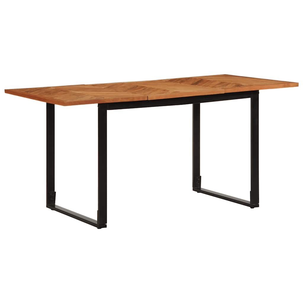 Esstisch 160x80x75 cm Massivholz Akazie