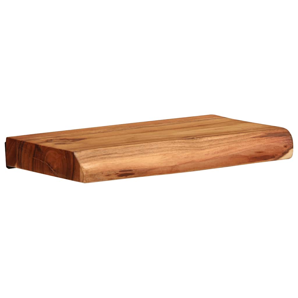 Wandregale 2 Stk. 30x20x3,5 cm Massivholz Akazie