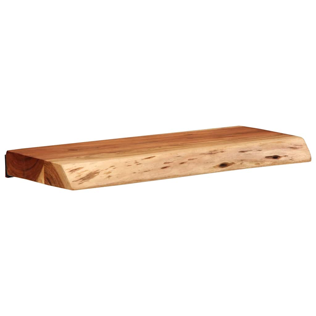 Wandregale 2 Stk. 40x20x3,5 cm Massivholz Akazie