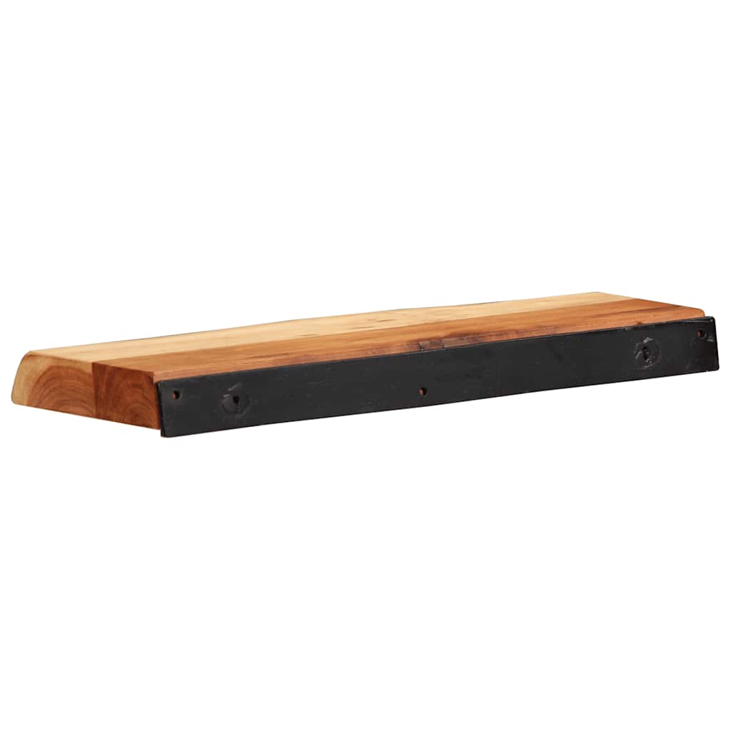 Wandregale 2 Stk. 40x20x3,5 cm Massivholz Akazie