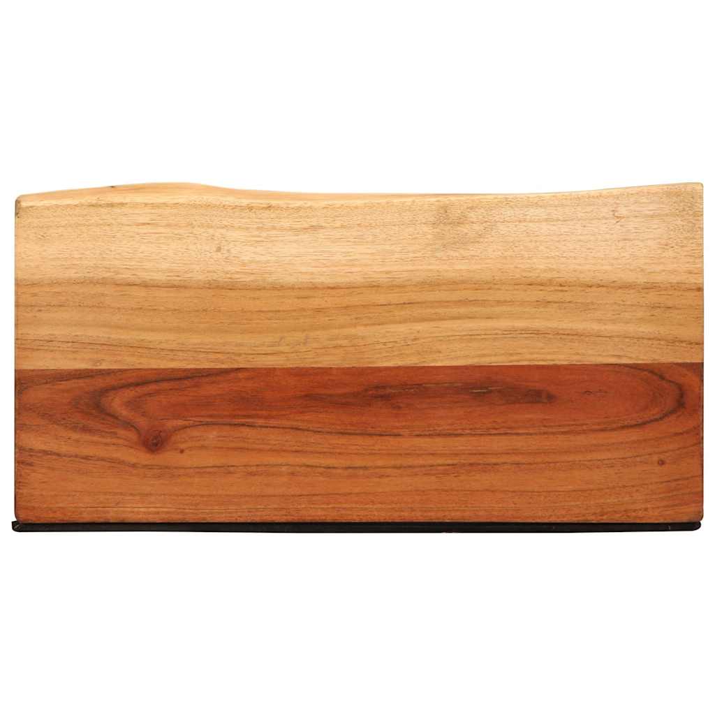 Wandregale 2 Stk. 40x20x3,5 cm Massivholz Akazie