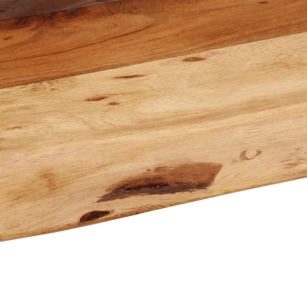 Wandregale 2 Stk. 40x20x3,5 cm Massivholz Akazie