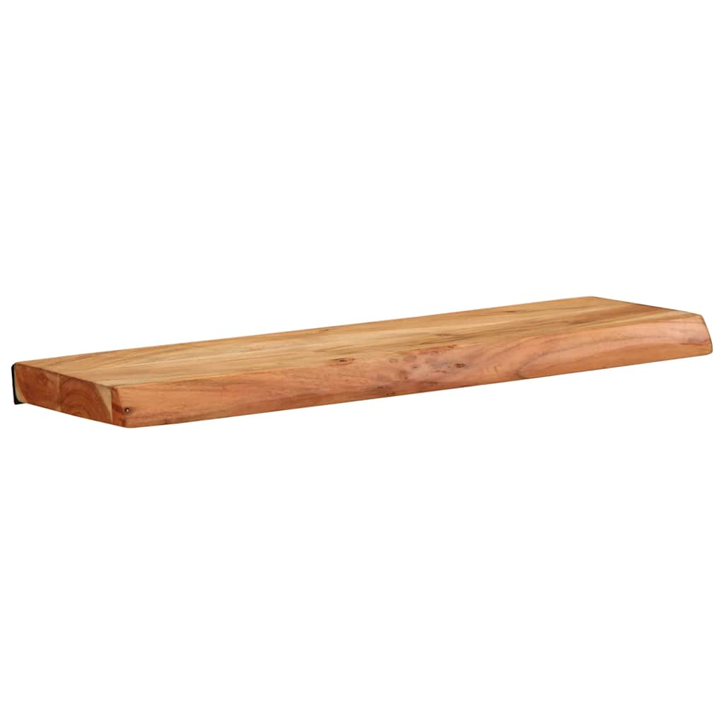 Wandregale 2 Stk. 60x20x3,5 cm Massivholz Akazie