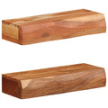 Wandregale 2 Stk. 40x17x8 cm Massivholz Akazie