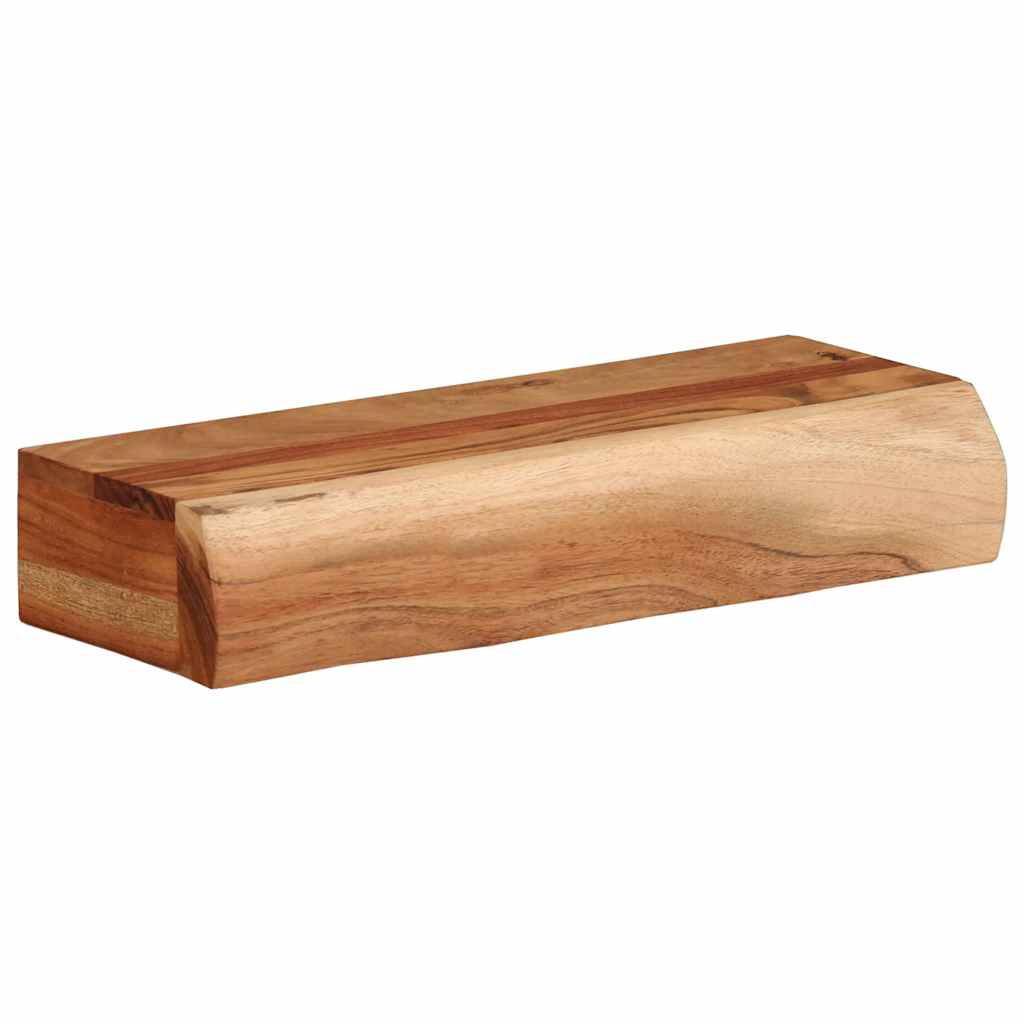 Wandregale 2 Stk. 40x17x8 cm Massivholz Akazie