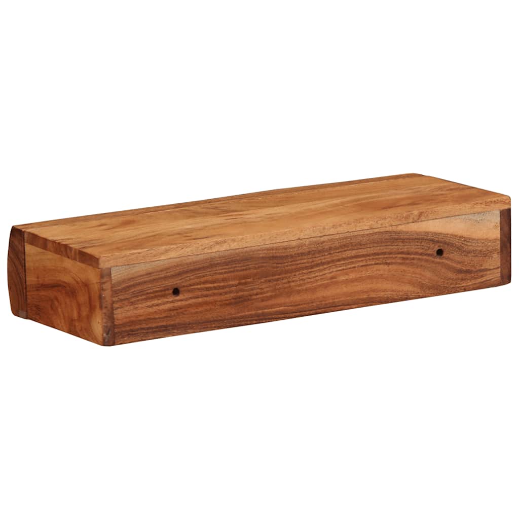 Wandregale 2 Stk. 40x17x8 cm Massivholz Akazie