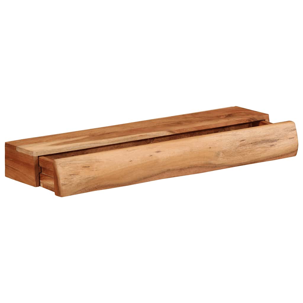 Wandregale 2 Stk. 60x17x8 cm Massivholz Akazie