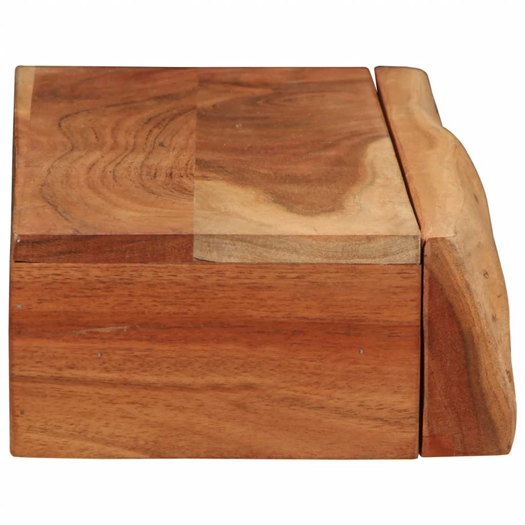 Wandregale 2 Stk. 60x17x8 cm Massivholz Akazie