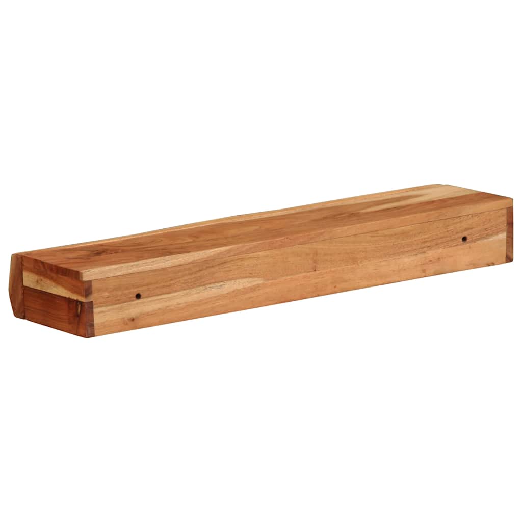 Wandregale 2 Stk. 60x17x8 cm Massivholz Akazie