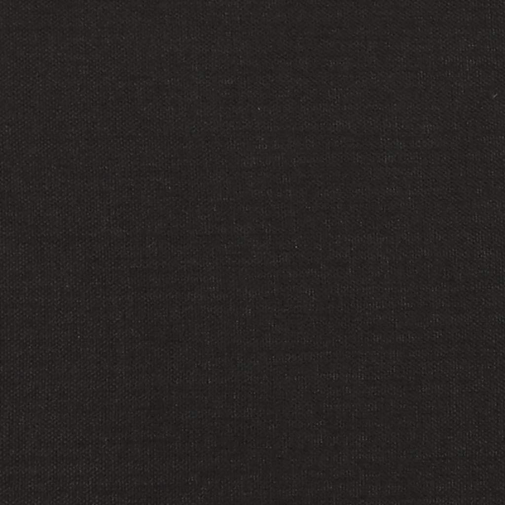 Schlafsofa 2-Sitzer Schwarz Stoff