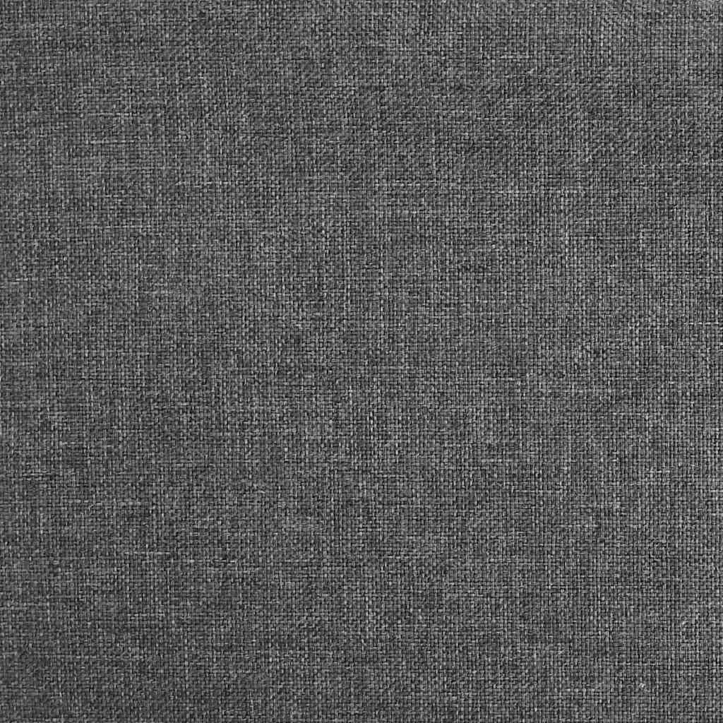 Schlafsofa 2-Sitzer mit 2 Kissen Dunkelgrau Stoff