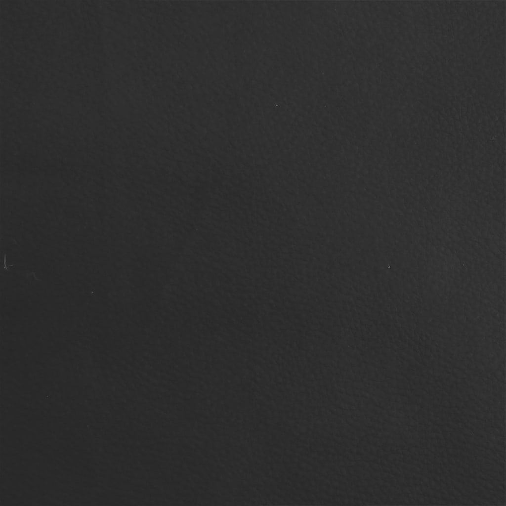Schlafsofa 2-Sitzer Schwarz Kunstleder