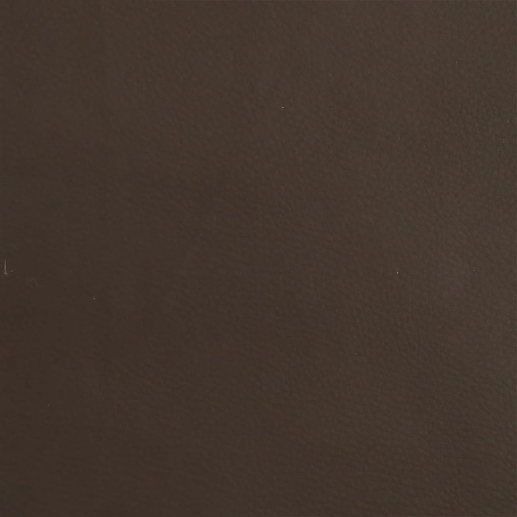 Schlafsofa 2-Sitzer Braun Kunstleder