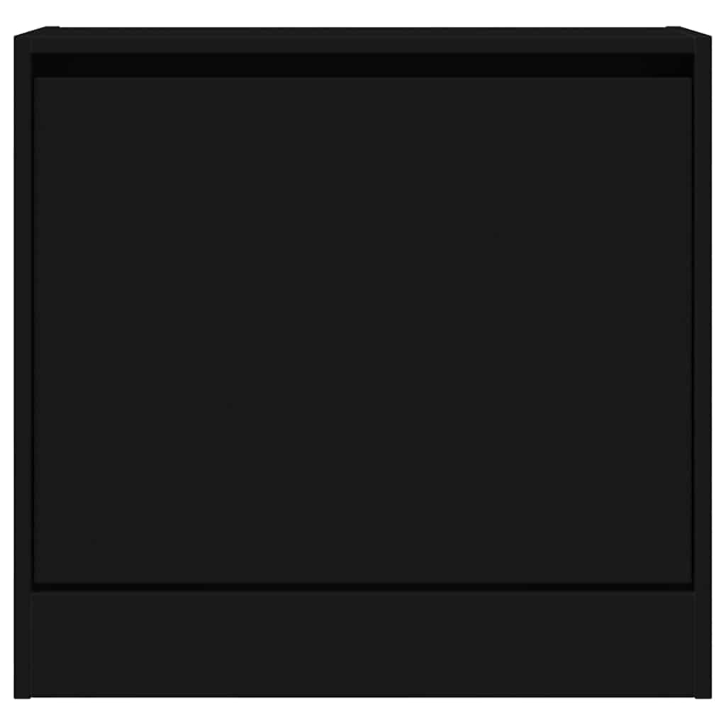 Schuhschrank Schwarz 60x21x57 cm Holzwerkstoff