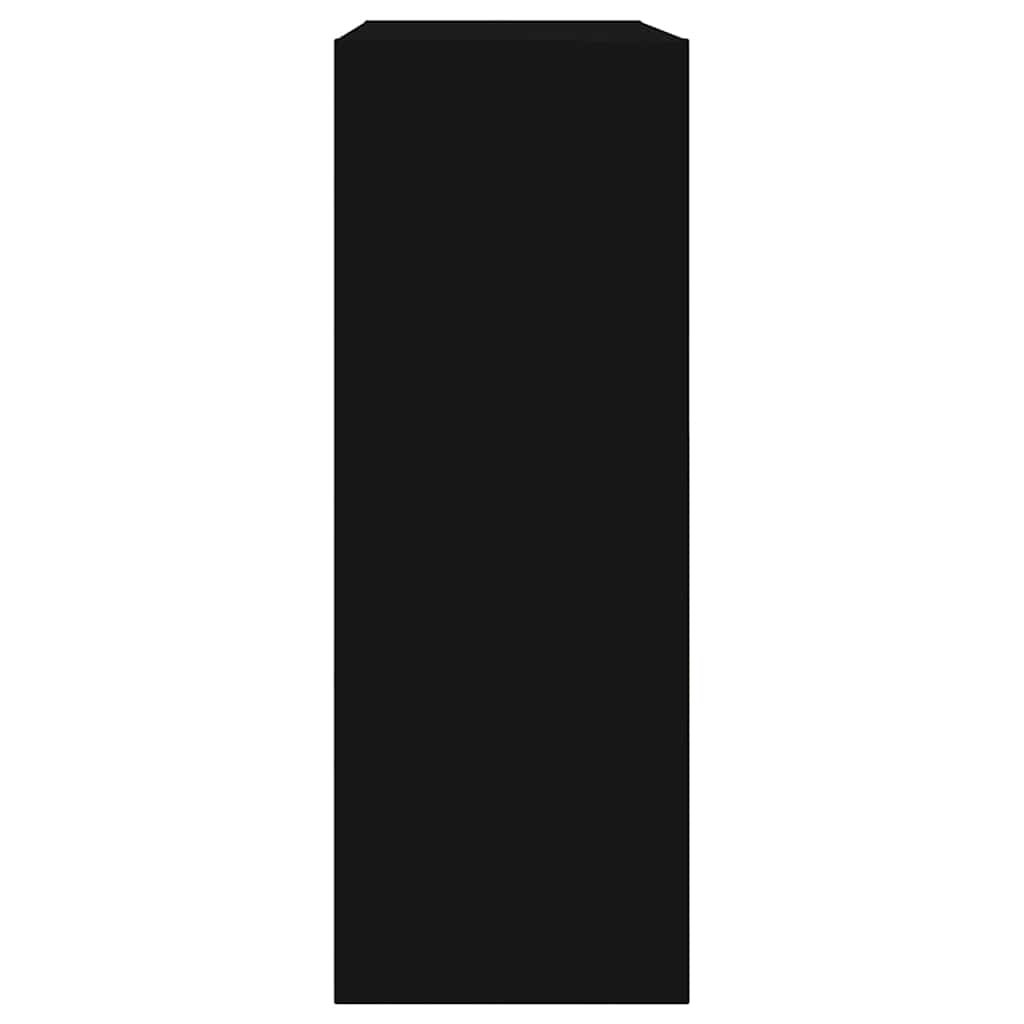 Schuhschrank Schwarz 60x21x57 cm Holzwerkstoff