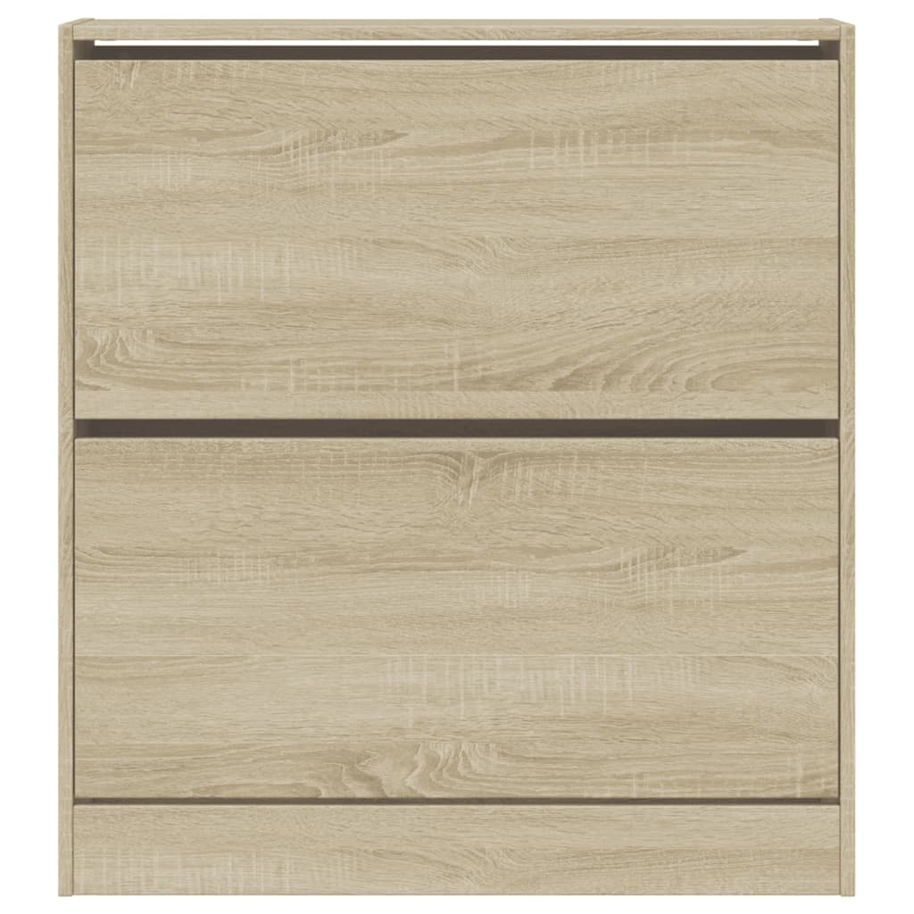 Schuhschrank Sonoma-Eiche 80x21x87,5 cm Holzwerkstoff