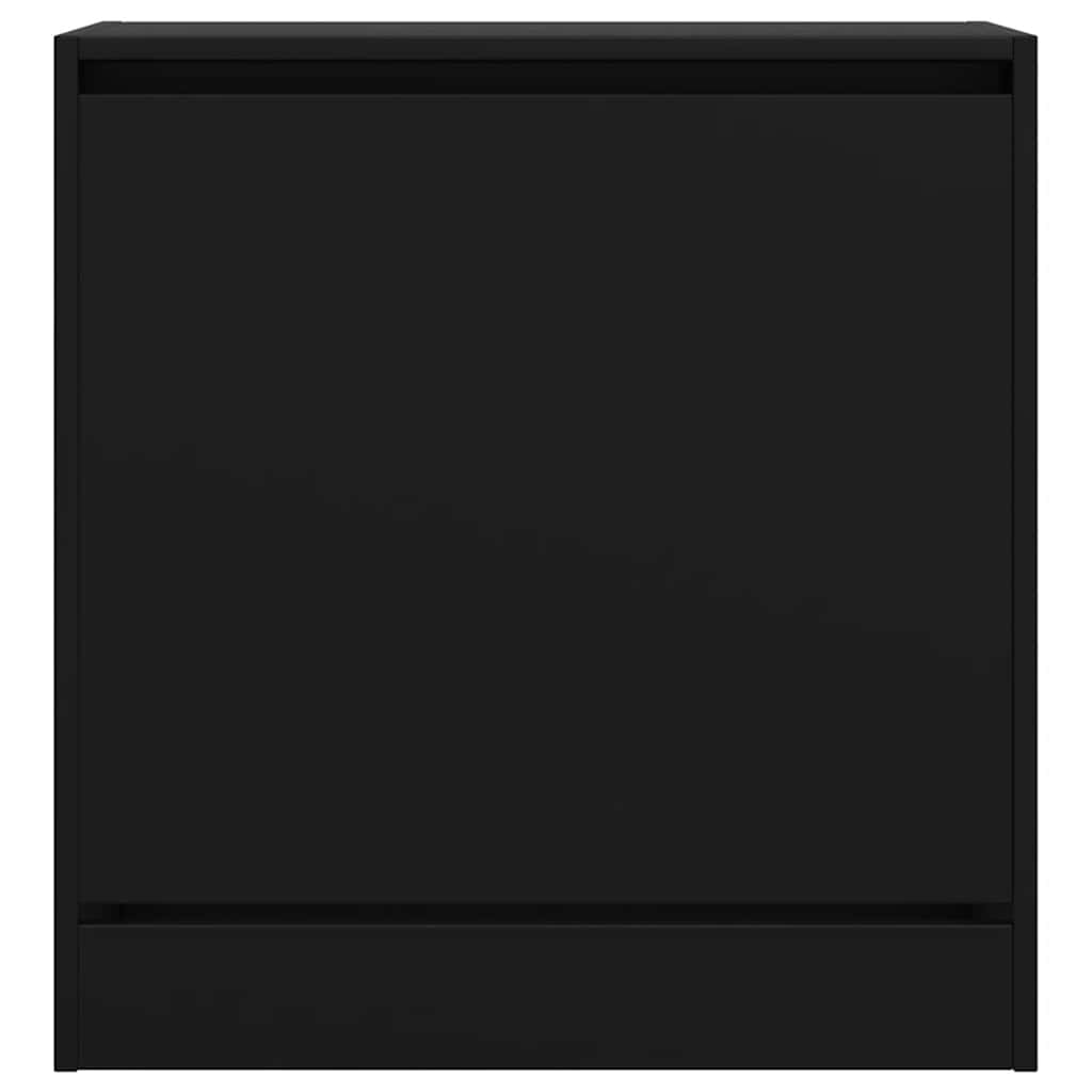 Schuhschrank Schwarz 60x34x63,5 cm Holzwerkstoff