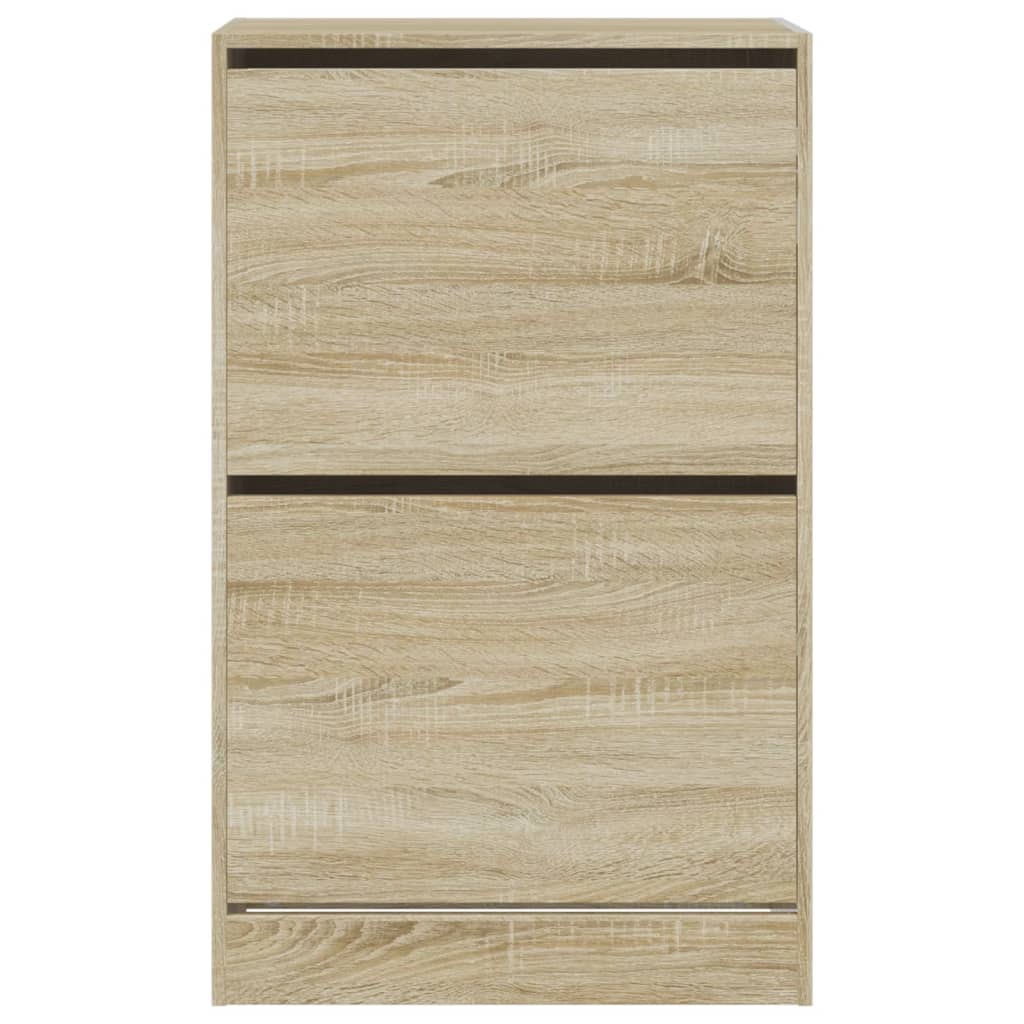 Schuhschrank Sonoma-Eiche 60x34x96,5 cm Holzwerkstoff