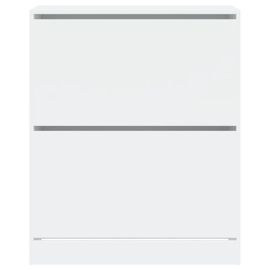 Schuhschrank Weiß 80x34x96,5 cm Holzwerkstoff