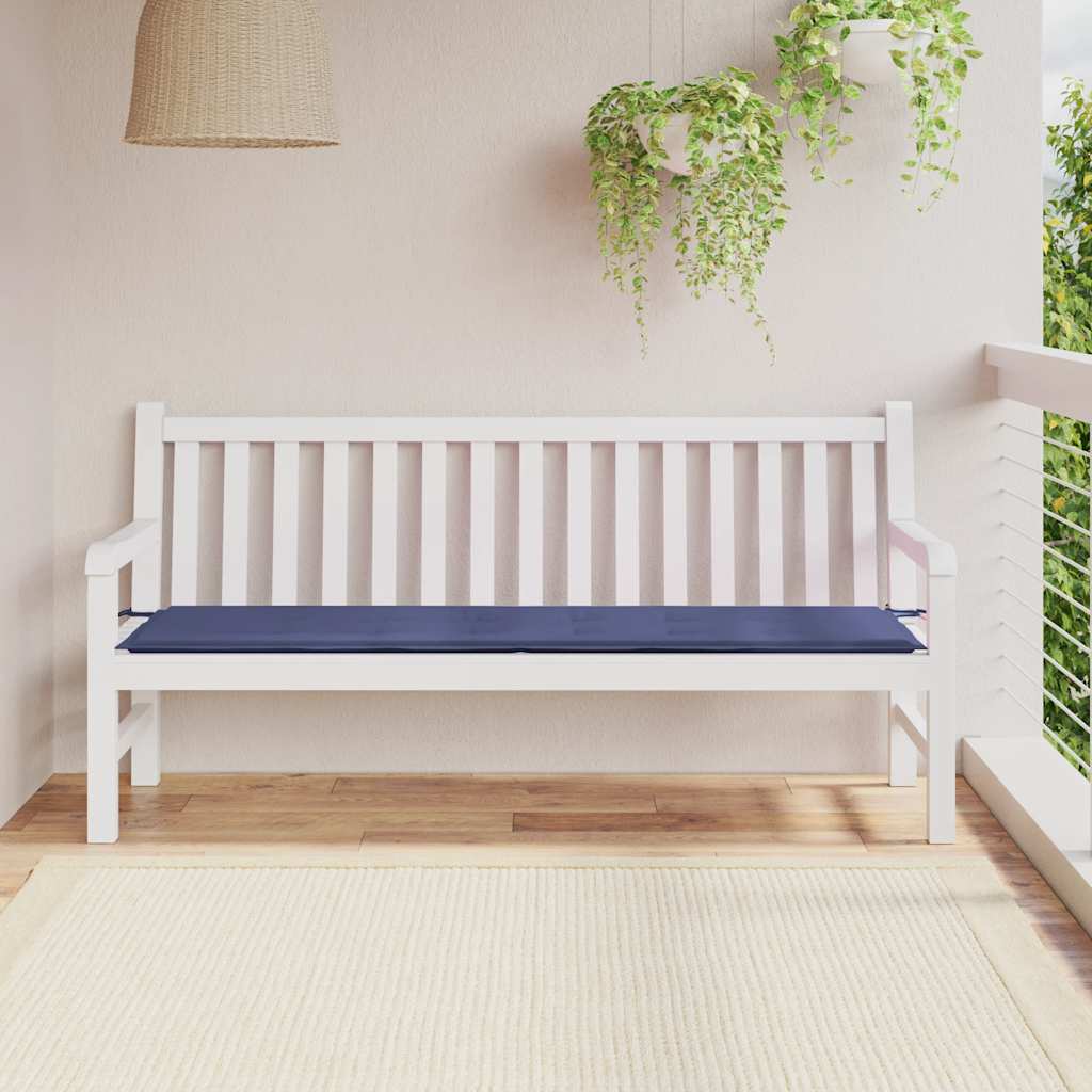 Gartenbank-Auflage Marineblau 180x50x4 cm Oxford-Gewebe