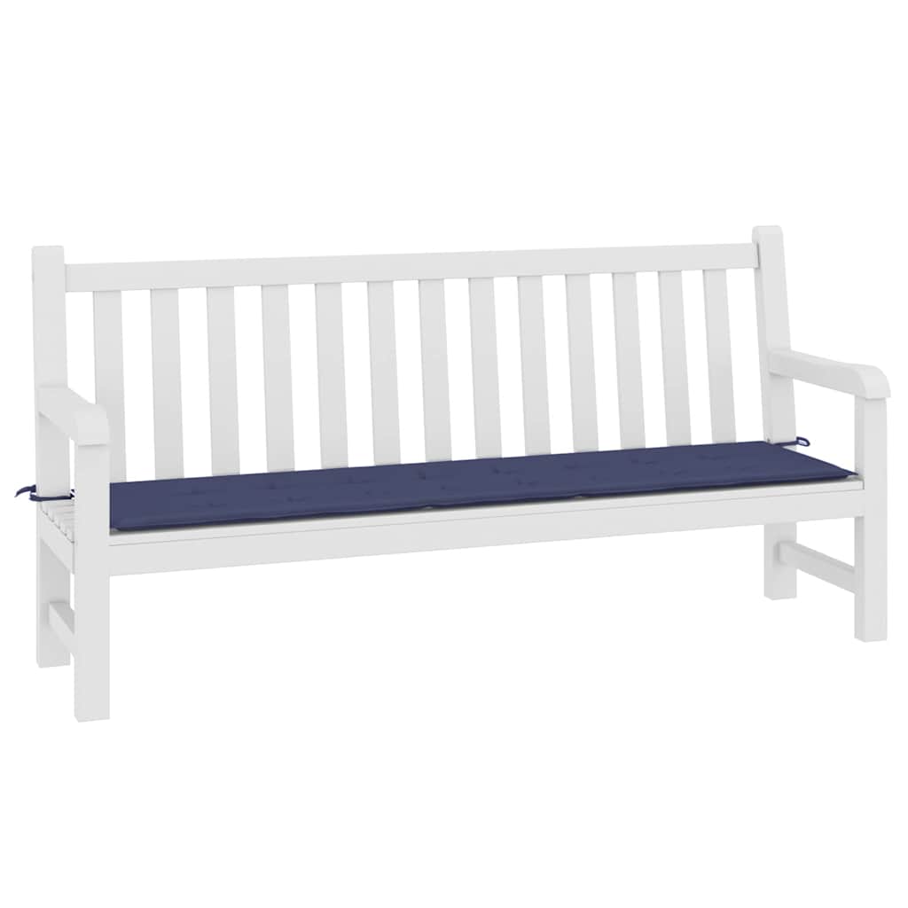 Gartenbank-Auflage Marineblau 200x50x4 cm Oxford-Gewebe