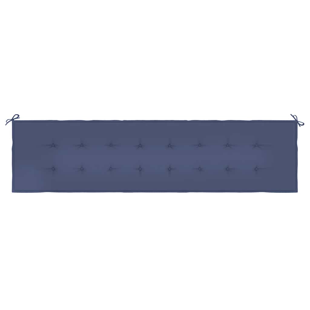 Gartenbank-Auflage Marineblau 200x50x4 cm Oxford-Gewebe