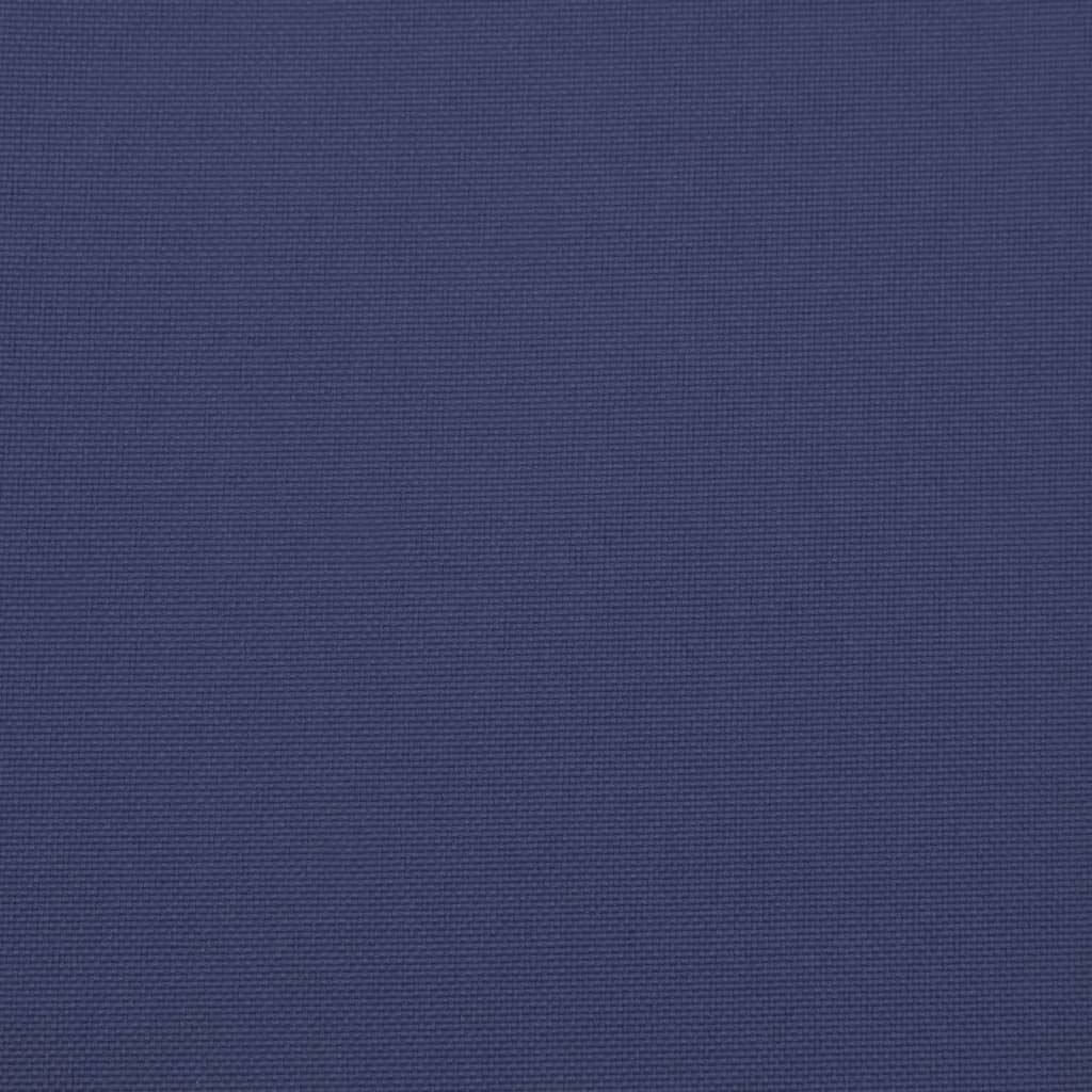 Kissen Rund Marineblau Ø 100x11 cm Oxford-Gewebe