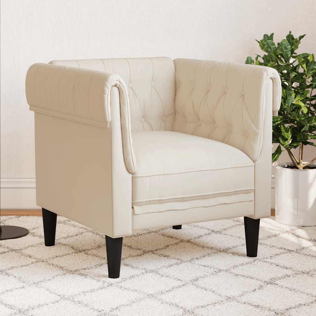 Sessel Chesterfield Leinen