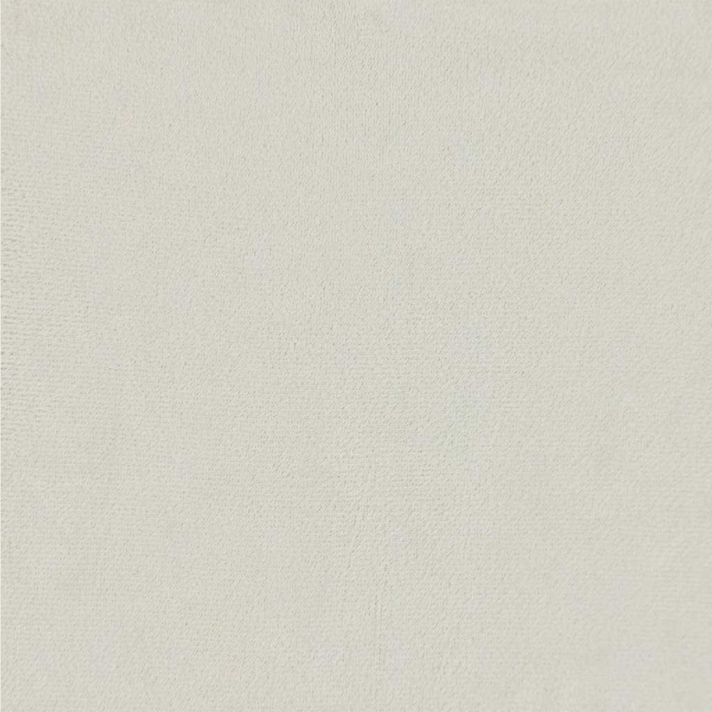 Sofa 2-Sitzer Creme Samt