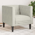 Chesterfield-Sessel Creme Samt