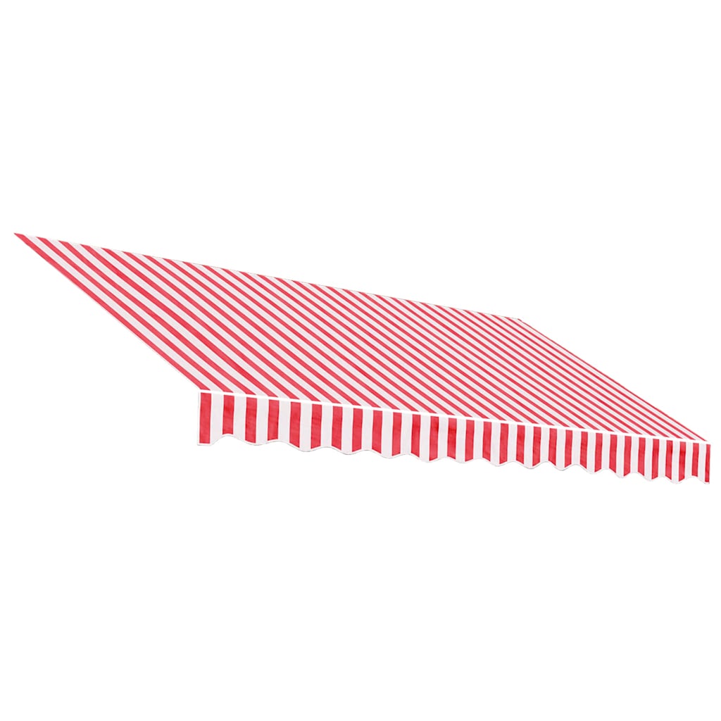 Markisenbespannung Rot und Weiß Gestreift 3x2,5 m