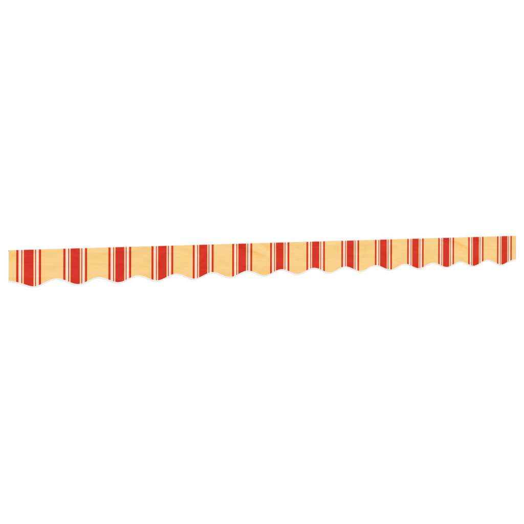 Markisenvolant Gelb und Orange Gestreift 3,5 m