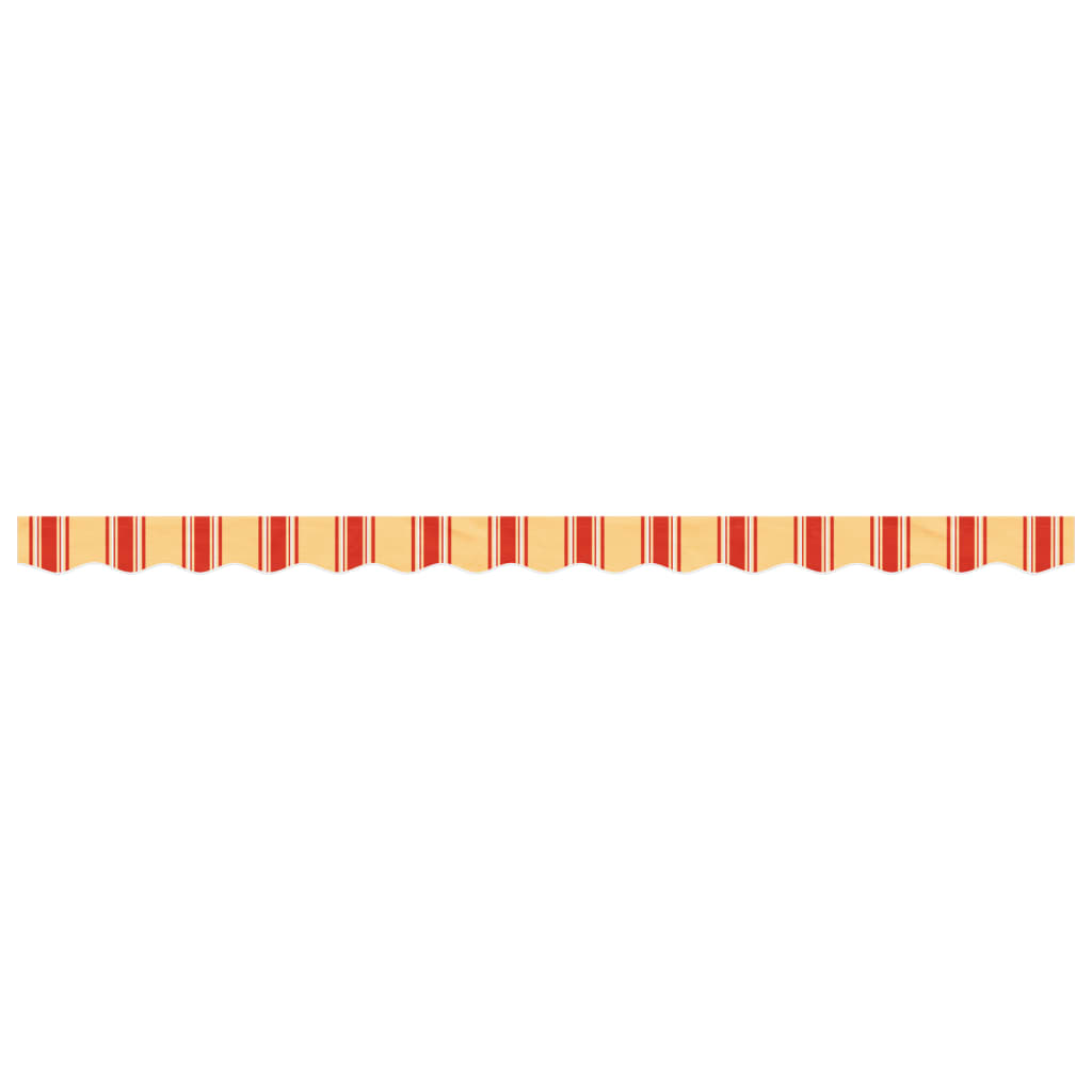 Markisenvolant Gelb und Orange Gestreift 3,5 m
