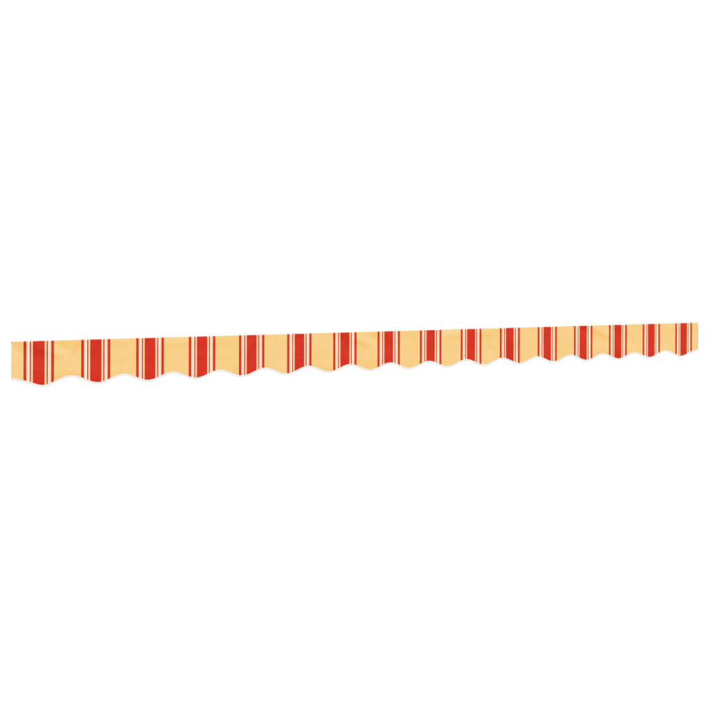 Markisenvolant Gelb und Orange Gestreift 4 m