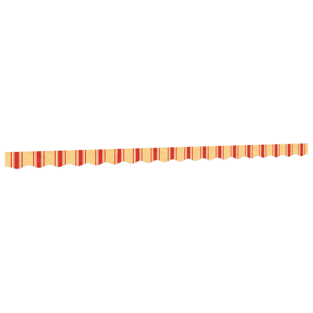 Markisenvolant Gelb und Orange Gestreift 4,5 m