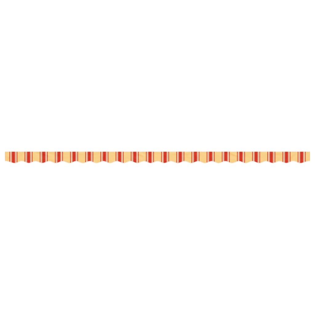 Markisenvolant Gelb und Orange Gestreift 5 m
