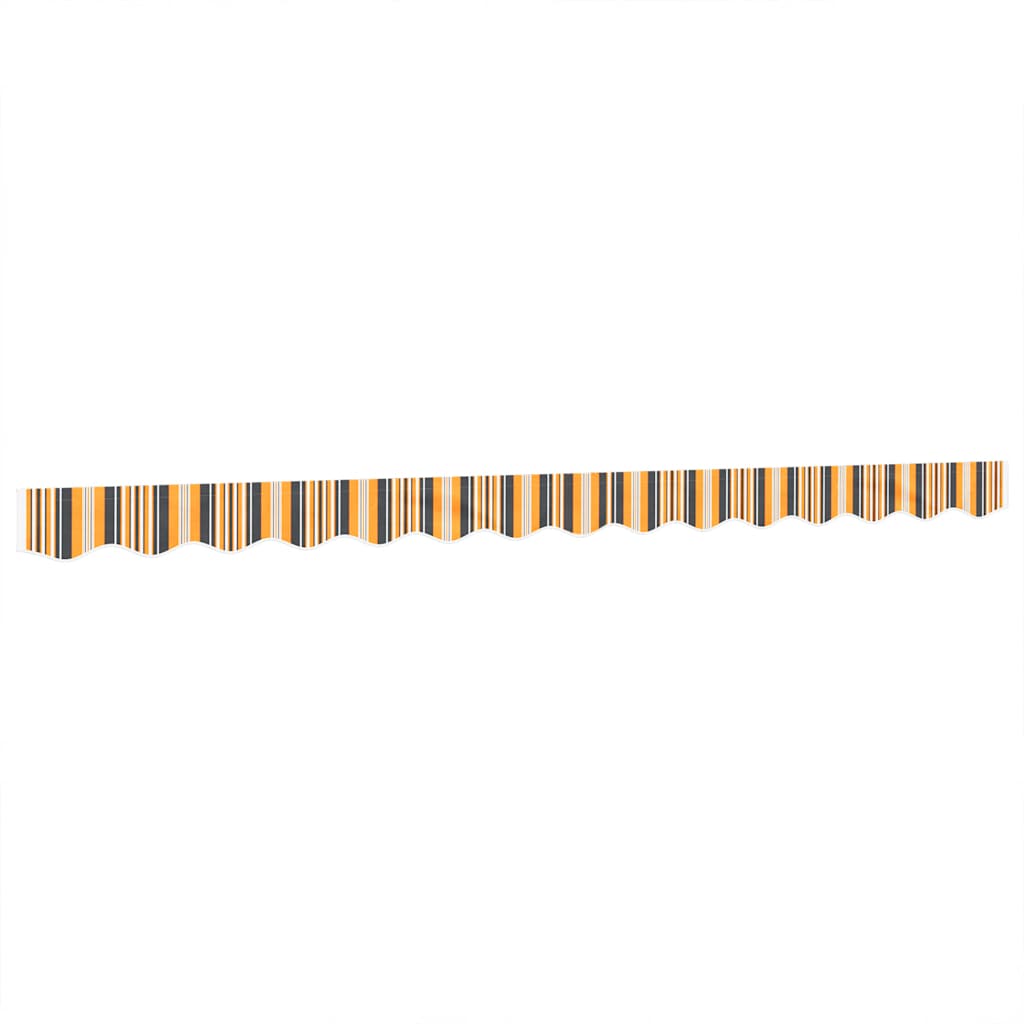 Markisenvolant Gelb und Grau Gestreift 3,5 m