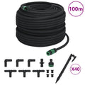 Tropfschlauch Schwarz 0,6" 100 m Gummi