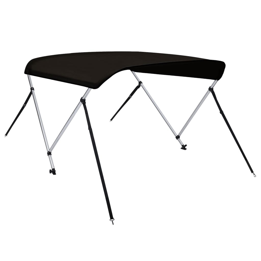 2-Bow Bimini Top Schwarz 180x130x110 cm