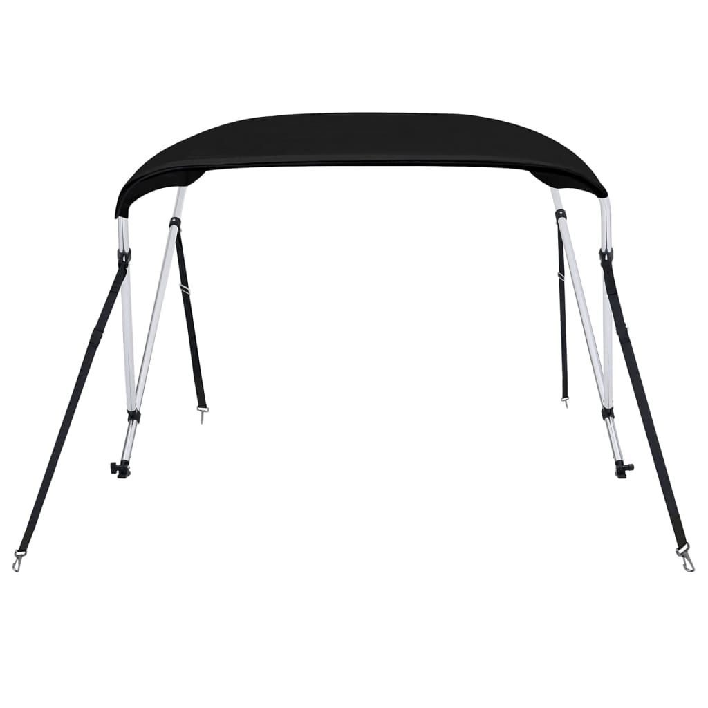 2-Bow Bimini Top Schwarz 180x130x110 cm
