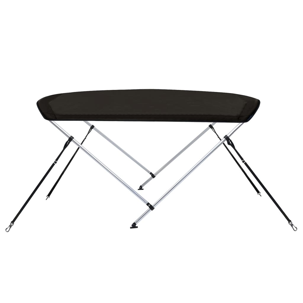 2-Bow Bimini Top Schwarz 180x130x110 cm