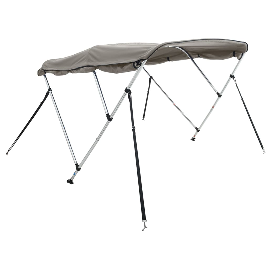 3-Bow Bimini-Top mit Seitenteilen 183x(154-167)x137 cm