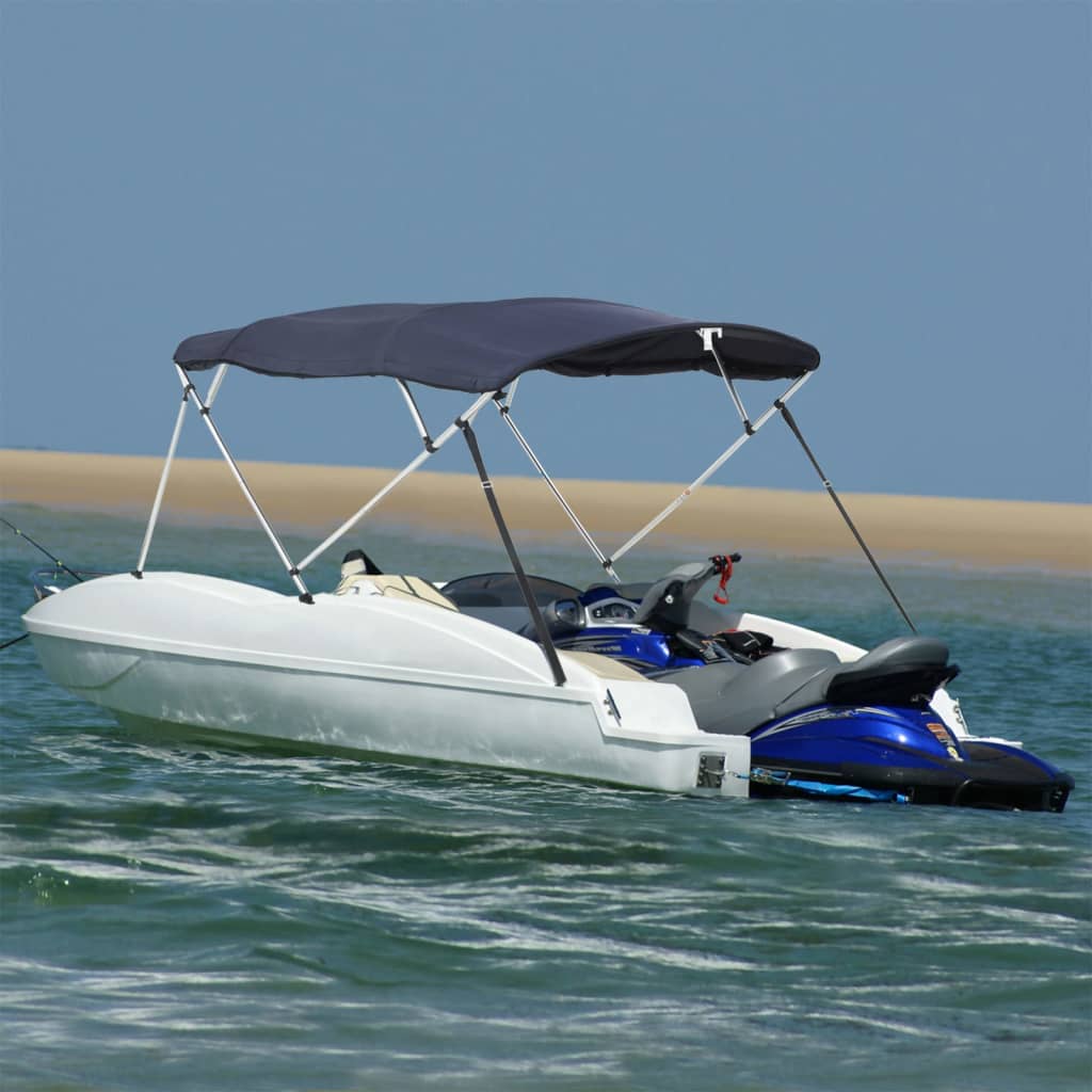 4-Bow Bimini-Top mit Seitenteilen 243x(170-182)x137 cm