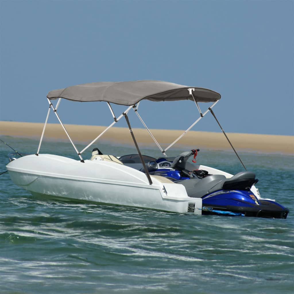 4-Bow Bimini-Top mit Seitenteilen 243x(185-198)x137 cm
