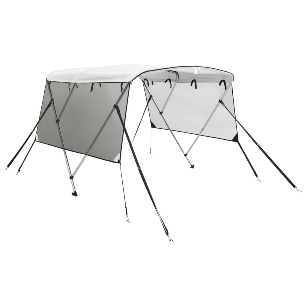 3-Bow Bimini-Top mit Mesh-Seitenteilen 183x(185-198)x137 cm